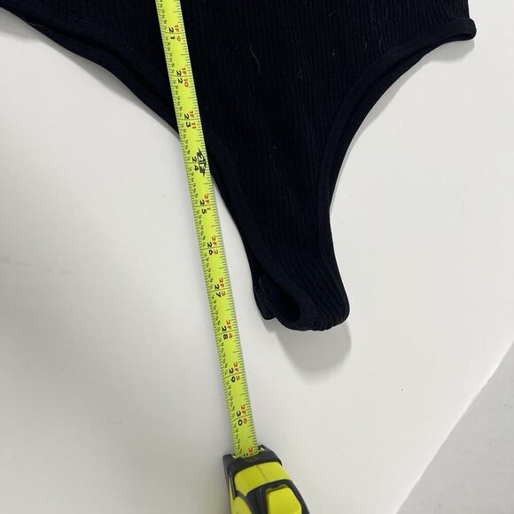 Gypsy & Jade 3-pk Deep V Bodysuits Ribbed Size L/XL White Black Blue NEW - Picture 10 of 10